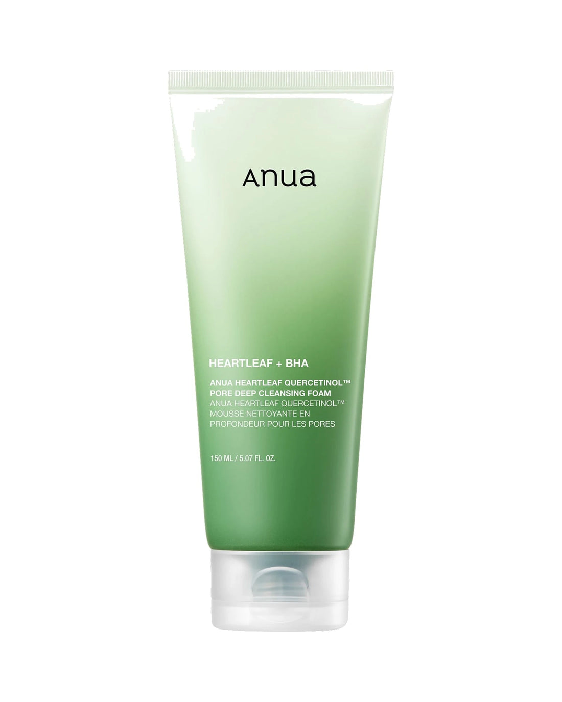 Anua · Heartleaf Quercetinol Cleansing Foam · 150 ml