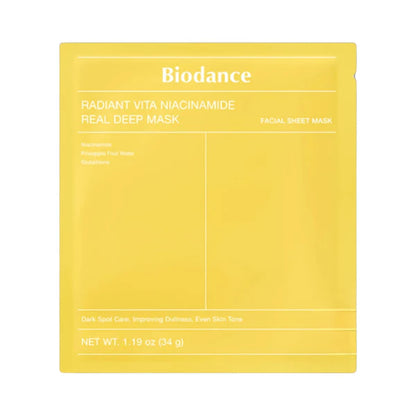 Radiant Vita Niacinamide Real Deep Mask (Mascarilla Facial)