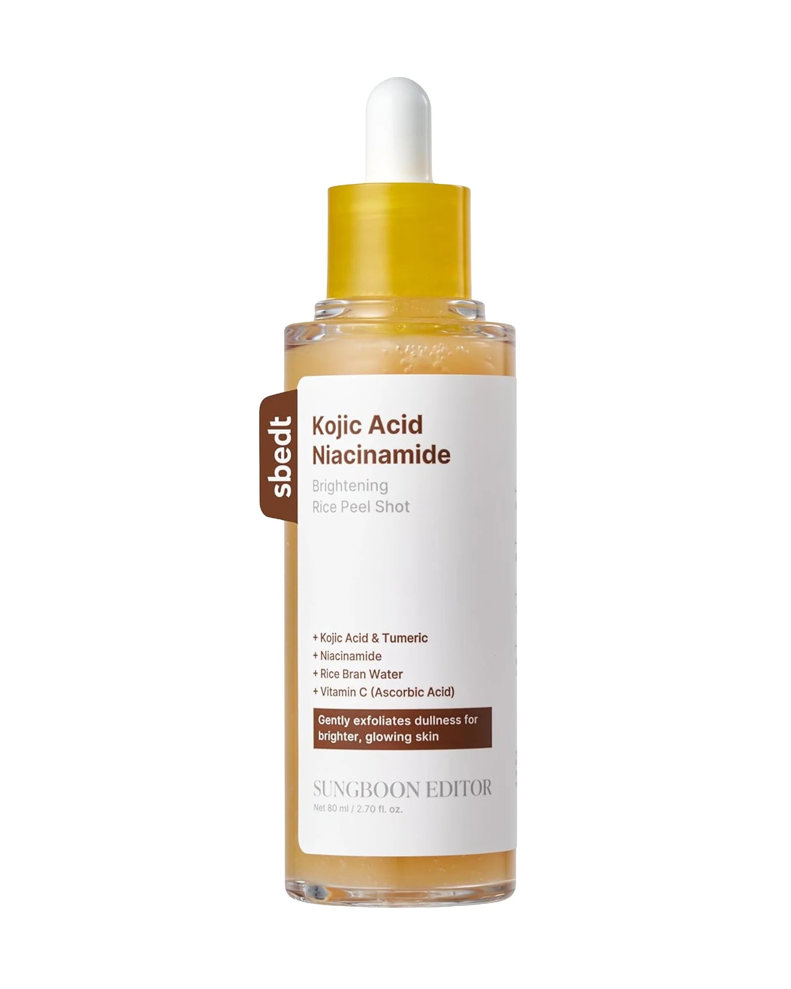Kojic Acid Niacinamide Brightening Rice Peel Shot (Exfoliante Iluminador de Arroz)