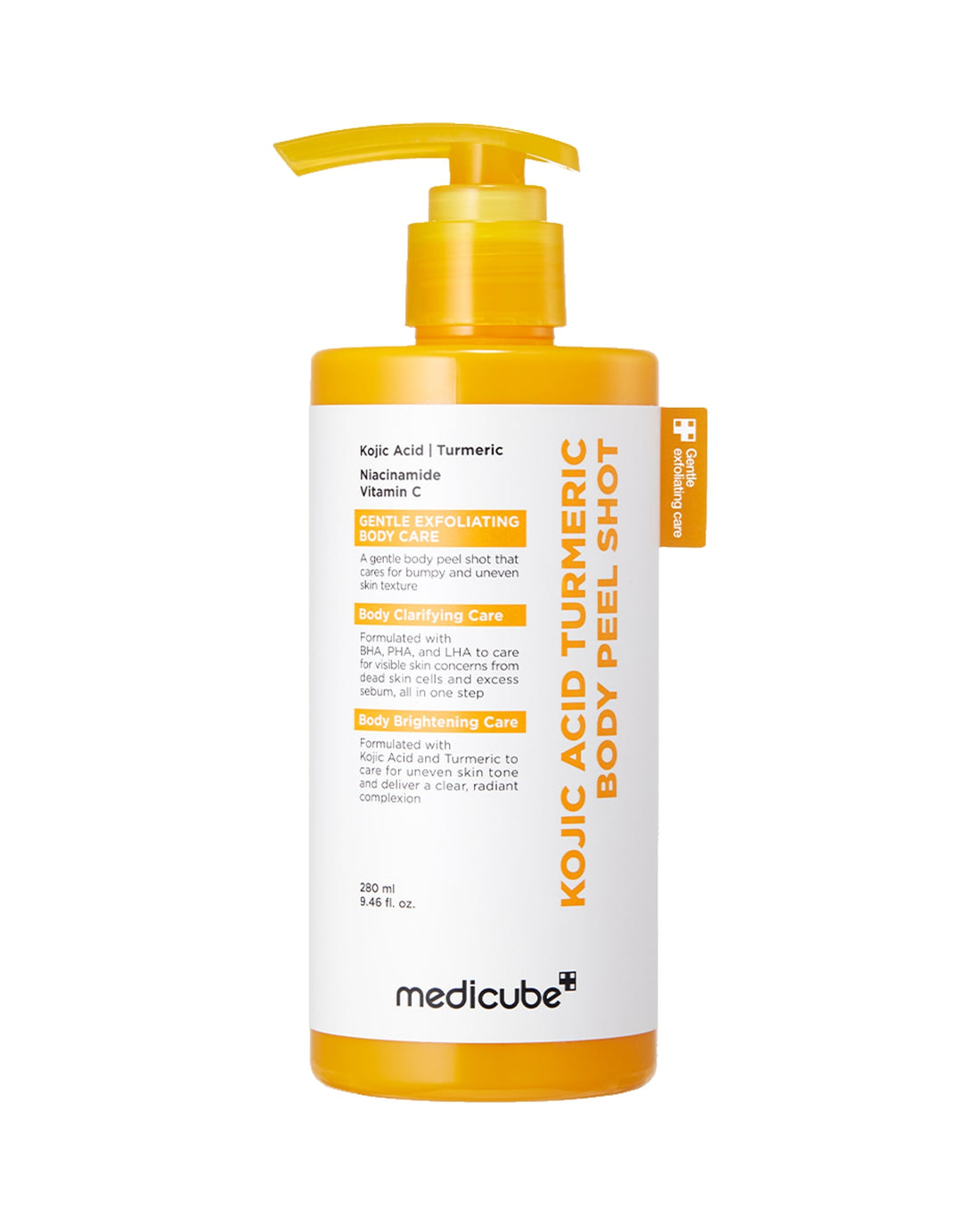 Medicube · Kojic Acid Turmeric Body Peel Shot · 280 ml