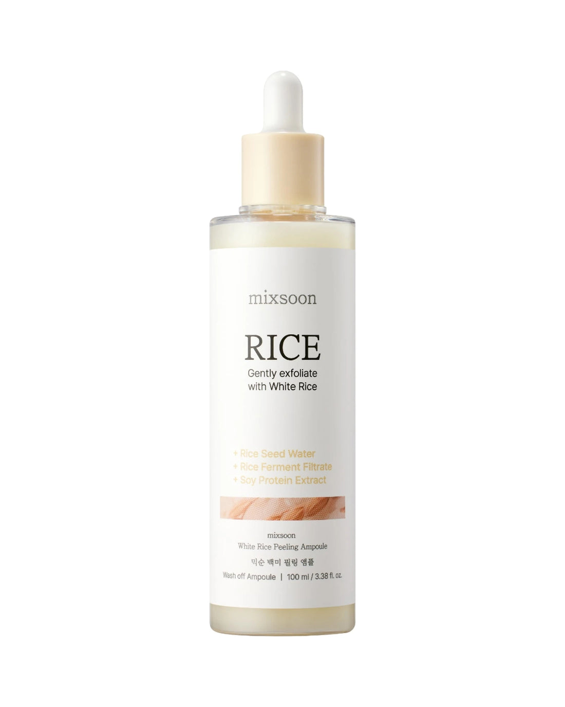 Mixsoon · White Rice Peeling Ampoule · 100 ml